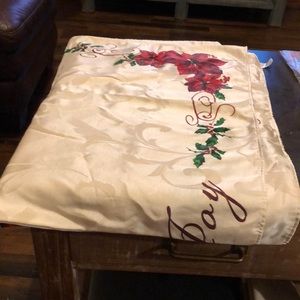 Beautiful Holiday Tablecloth - roughly 80” x 58”. Wonderful condition.